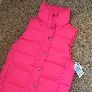 Pink Old Navy Puff Vest